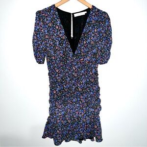 ASTR Label floral ruched mini dress